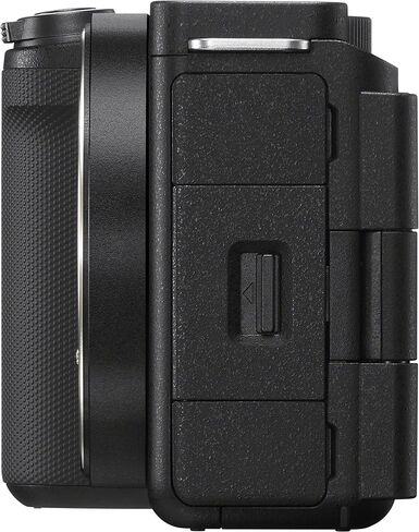 Sony ZV-E10 II Mirrorless Camera (Black) with 16-50mm f/3.5-5.6 Lens | 26MP APS-C Sensor, 4K Video & Flip Screen | for Vlogging & Content Creation + Extra Battery + 64GB Card + Camera Case in Kuwait
