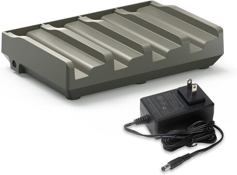 4 Port Lithium Cartridge Charger for Reveal, Battery Charger for Tactacam Battery Pack with LED Charger Indicators in Kuwait