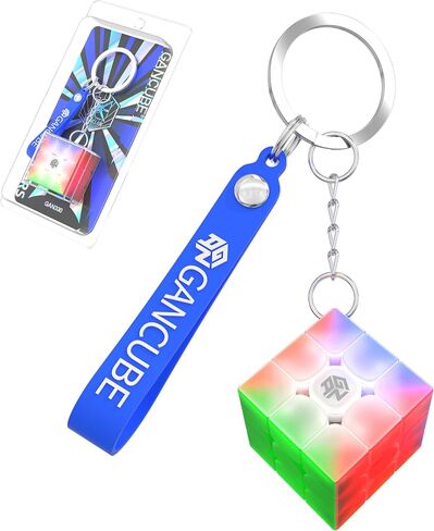 CuberShop GAN 330 Mini Keychain Speed Cube (10th Anniversary Special Version), GAN Cube 3X3 Tiny Collectibles Key Rings Cute Cube Pocket Size GAN330 Keychaincube 10 Anniv in Kuwait