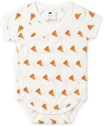 Monica + Andy Unisex-Baby Baby Organic Long Sleeve Lucky Bodysuit in Saudi Arabia