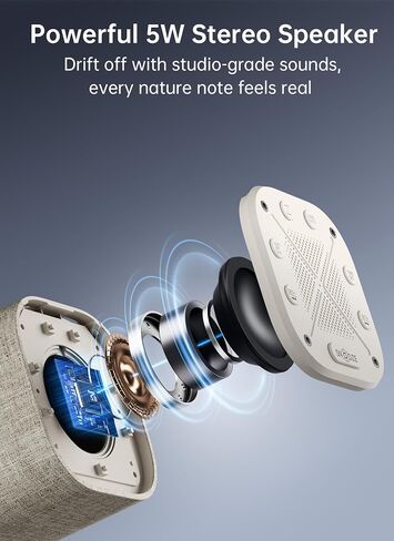 Sunrise Alarm Clock Sound Machine for Bedroom: Natural Wake Up Light | Dimmable Clock with Bluetooth Speaker - White Noise Machine for Sleeping with 25 Soothing Sounds for Baby Adults Kids - Putty in Kuwait