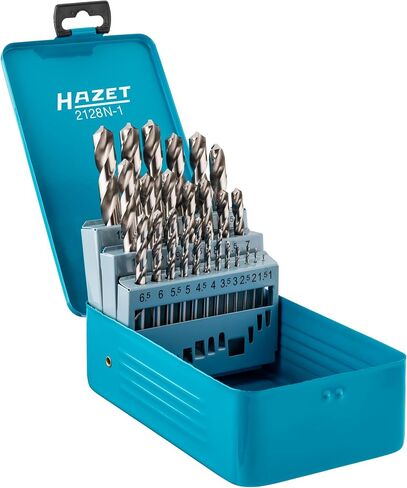 Hazet 2128N-1 HSS Twist Drill Bits in Case, 25 pcs in Saudi Arabia
