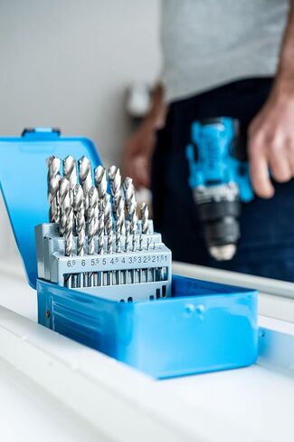 Hazet 2128N-1 HSS Twist Drill Bits in Case, 25 pcs in Saudi Arabia