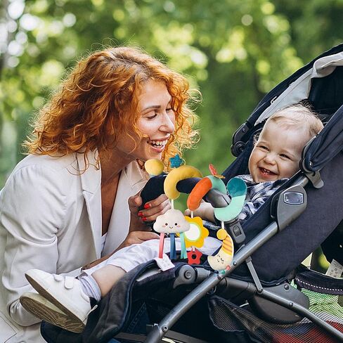 Car Seat Toys Infant Toys 0-6 Months Newborn Toys, Stroller Toys Baby Toys 0-3 Months, Baby Toys 0-6 Months for Crib Mobile Bassinet with Rattles Jingle Mirror Teether for 0 3 6 9 12 Boys Girls Babies in Saudi Arabia