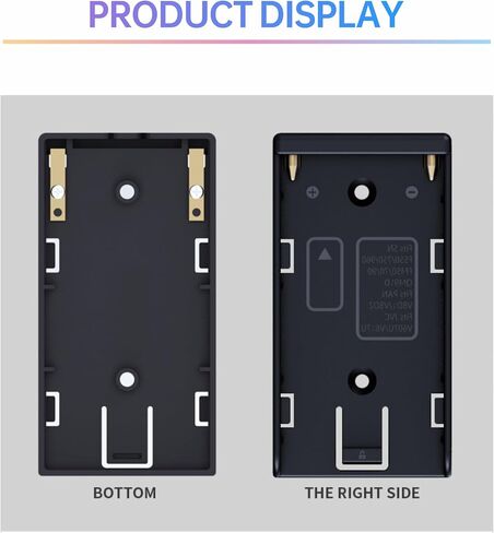 NP-F Battery Adapter Plate with 7.2V-8.4V DC (5.5/2.1mm) Output, 1/4" Screw Mount, Compatible with Sony NP-F970 F960 F770 F570 F550, Power for DSLR, Mirrorless Camera, Video Monitor in Saudi Arabia