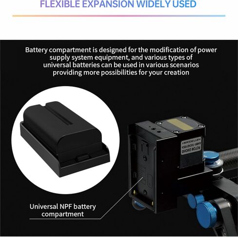 NP-F Battery Adapter Plate with 7.2V-8.4V DC (5.5/2.1mm) Output, 1/4" Screw Mount, Compatible with Sony NP-F970 F960 F770 F570 F550, Power for DSLR, Mirrorless Camera, Video Monitor in Saudi Arabia