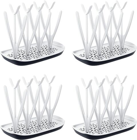 Philips Avent Baby Bottle Drying Rack, White | Fits 8 Bottles, Nipples & Accessories, Flexible Adjustable Design, Detachable Drip Tray, Dishwasher Safe, Compact, SCF149/00 in Saudi Arabia