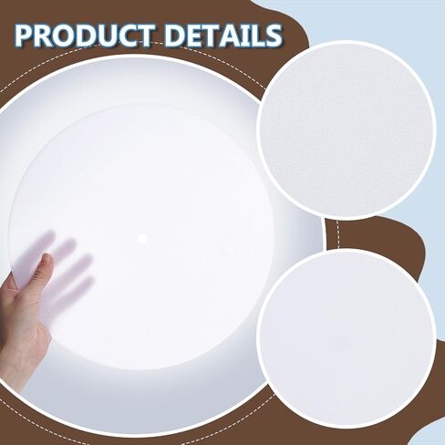 4 PCS Round Lamp Shade Diffuser 11.4" Diameter with 0.39" Center Hole, Frosted White Acrylic Diffuser for Drum Lampshades Fit 12-13.5" Opening, Light Diffusers Sheet for Pendant Light and Table Lamp in Saudi Arabia