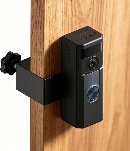 Anti-Theft Ring Clamp Mount for 2026 Ring Battery Doorbell/Pro/Plus 2nd Gen | New Model Special Use Encased No-Drill No-Adhesive Adjustable Video Doorbell Holder in Saudi Arabia