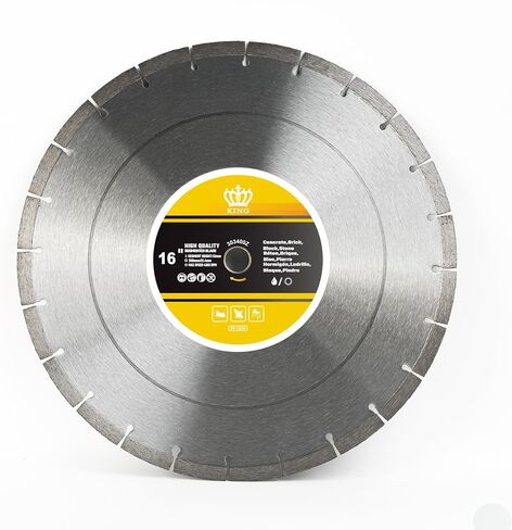 Kingthai 10 Inch Wet Dry Segmented Cutting Concrete Diamond Saw Blade for Masonry with 25.4mm Arbor in Saudi Arabia