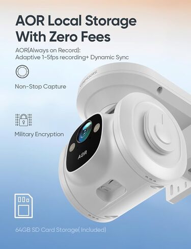Upgraded 2.5K 4G LTE Wireless Solar Security Camera Outdoor, 18000mAh Battery Powered Outside No WiFi Cellular Camera, Pan Tilt AI Tracking, Cold-Resistant, 64GB SD & SIM Card Included(2026 Version) in Kuwait