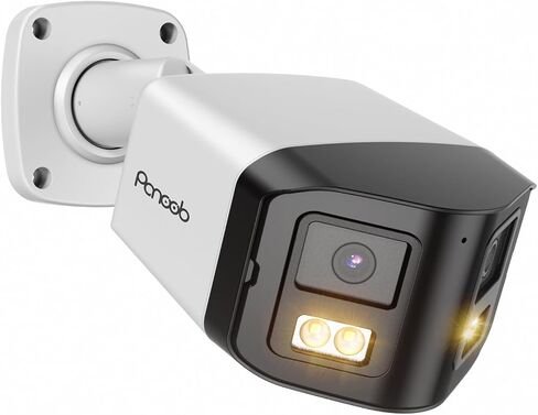 4K 8MP PoE Dual Lens Security Camera, PB58A-8MDLS | Smart Dual Lights Full Color Night Vision, Indoor/Outdoor AI Human/Vehicle Detection, Two-Way Audio Surveillance IP Camera in Saudi Arabia