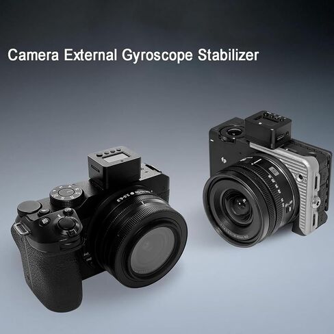 Camera External Gyroscope Stabilizer, Rechargeable Aluminum Camera Stabilizer, Anti Shake, Cold Shoe Mount, for Outdoor Photography and Videography, DSLR Camera Gadgets in Saudi Arabia