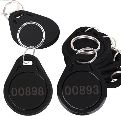 MktStleat100pcs Black 26 bit Keyfobs Proximity Fob Works with Prox Key ISOProx 1346 1386 1326 H10301 Format Readers.Compatible with Most Card Access Control Systems on The Market (100) in Saudi Arabia