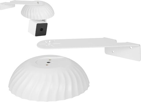 Wall Mount for WYZE Cam Pan V3, Outdoor Corner Mount Kit with Weatherproof Cover, Durable Housing for Outside Use – Black (Camera Not Included) in Saudi Arabia