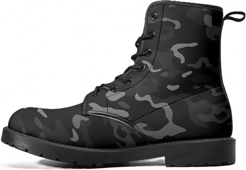 Women Ankle Boots Leopard Gradient Print Butterfly Flower Starry Sky Color-blocked Combat Booties Platform Lightweight Leather with Jeans Dress Skirts Travel Party Halloween Christmas in Saudi Arabia