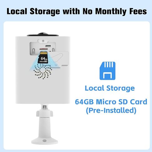4G LTE Cellular Solar Security Camera Outdoor,365 Days Unlimited Data | Tuya Smart Camera,2K Outdoor Surveillance,Color Night Vision, AI PIR Motion Sensor,No WiFi Security Camera ,64GB Storage in Kuwait