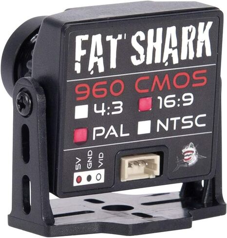 Fat Shark 900TVL 16:9 CMOS FPV Camera, PAL in Saudi Arabia