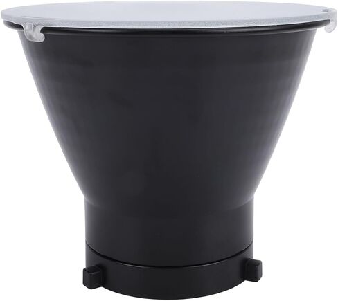 7-Inch Photography Reflector with Diffuser and Soft Cloth for Studio Lighting and Portrait Aluminum Alloy in Saudi Arabia