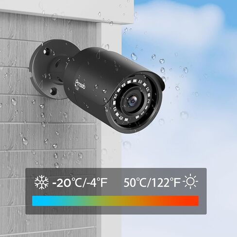 4K Security IP Bullet PoE Camera Outdoor, PB37FA3-8M | 8MP Wired Surveillance Camera, Human/Vehicle Detection 2.8mm Lens 110- Wide Angle, IP67 Weatherproof, 100ft IR Night Vision in Saudi Arabia