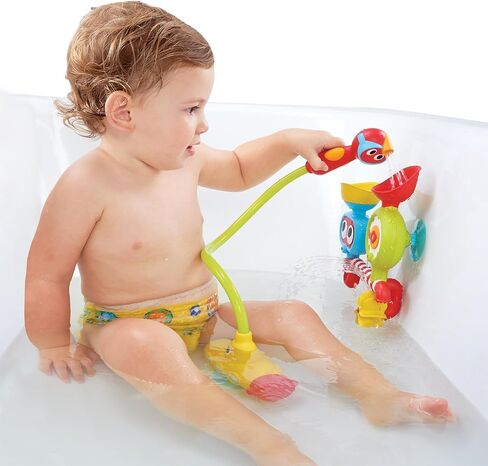 Yookidoo Submarine Spray Station Kids Bath Toy (Ages 2+) Mold-Free, Wall-Mounted, Battery-Operated Shower Head & Spin N Sprinkle Set for Fun Baby Bathtime Play with Magical Water Effects in Saudi Arabia