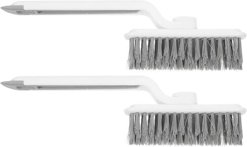 Garneck 2pcs Rotatable Gaps Cleaning Brushes Ergonomic Design Hard Bristles for Window Groove and Crevice Cleaning Lightweight Abs and Pp Material for Home in Saudi Arabia