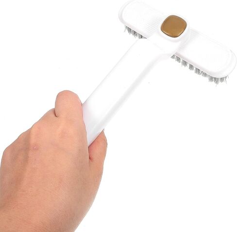 Garneck 2pcs Rotatable Gaps Cleaning Brushes Ergonomic Design Hard Bristles for Window Groove and Crevice Cleaning Lightweight Abs and Pp Material for Home in Saudi Arabia