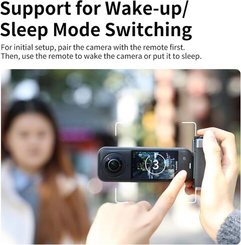 VRIG Street Photography Grip for Insta360 X5 with Bluetooth Remote,Magnetic Quick-Release,Ergonomic Handle Design in Kuwait