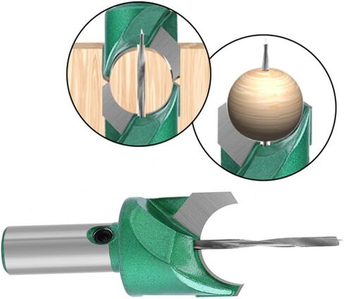 Cnonee1 Cutter 16mm Buddha Router Drill Bit Milling Beads Ball Wooden Woodworking Tool 1PC Carbide Green in Saudi Arabia