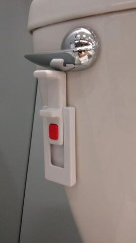 The Original Toilet Handle Lock (2-Pack) Most Trusted Toilet Handle Lock in THE World. Stops Flushing. Simple Install in Kuwait