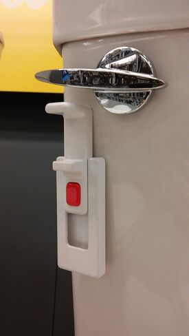 The Original Toilet Handle Lock (2-Pack) Most Trusted Toilet Handle Lock in THE World. Stops Flushing. Simple Install in Kuwait