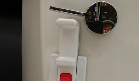 The Original Toilet Handle Lock (2-Pack) Most Trusted Toilet Handle Lock in THE World. Stops Flushing. Simple Install in Kuwait
