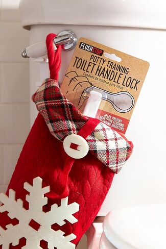 The Original Toilet Handle Lock (2-Pack) Most Trusted Toilet Handle Lock in THE World. Stops Flushing. Simple Install in Kuwait