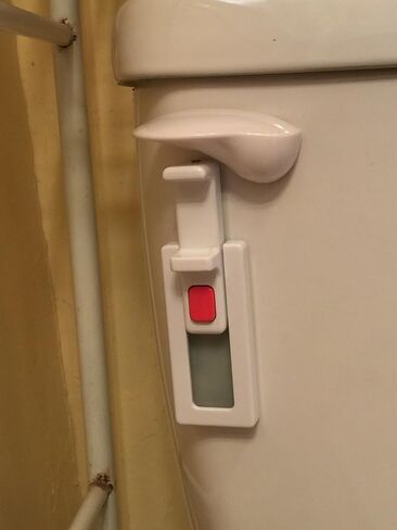 The Original Toilet Handle Lock (2-Pack) Most Trusted Toilet Handle Lock in THE World. Stops Flushing. Simple Install in Kuwait
