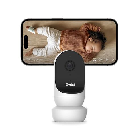 Owlet Cam 2 (Gen 2) Smart Baby Monitor – HD Video Camera with Night Vision, 4X Zoom & Wide-Angle View, Two-Way Talk, Sound & Motion Alerts, Temp & Humidity Sensor, Encrypted WiFi | White in Kuwait