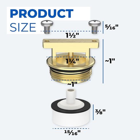 B-0969-RK01 Vacuum Breaker Repair Kit for T&S Brass | B-0969, B-969 Vacuum Breakers Replacement Part, 1/2" NPT Brass Insert, Easy Installation, Long Lasting in Saudi Arabia