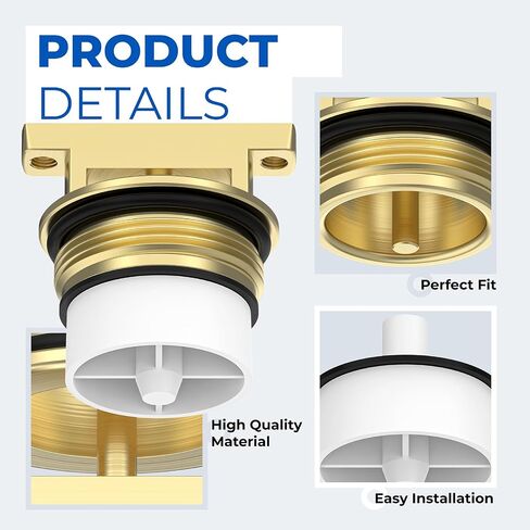 B-0969-RK01 Vacuum Breaker Repair Kit for T&S Brass | B-0969, B-969 Vacuum Breakers Replacement Part, 1/2" NPT Brass Insert, Easy Installation, Long Lasting in Saudi Arabia