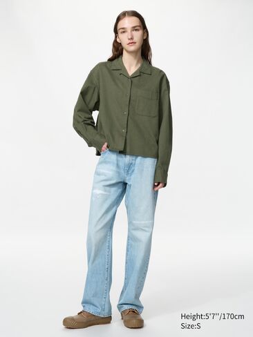 Uniqlo Flannel Boxy Shirt in Saudi Arabia
