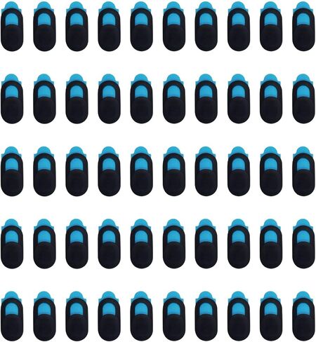 Thin Webcam Cover Slide, Laptop Camera Blocker for Tablet Smartphone Computer Lens Privacy Defense Black 50pcs in Kuwait