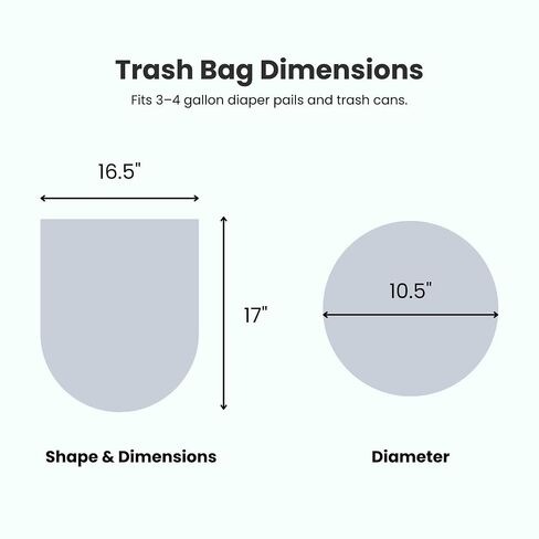 iTouchless Universal Diaper Pail & Trash Can Refill Bags (90 Count) - Heavy Duty & Tear-Resistant Nursery Liners - Fits Most Systems & Small Bins - 3 Pack - Stop Expensive Refills - Odor-Lock Strength in Saudi Arabia