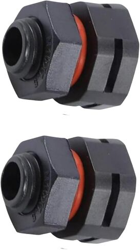 2-Pack IP68 Industrial Breather Vent - M12x1.5 Pressure Equalization Valve, Dual-Port Moisture Control for Electrical Cabinets Enclosures in Kuwait