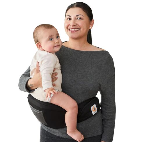 Ergobaby Alta Hip Seat Baby Carrier for Babies and Toddlers 4-48 Months | 3-Position Convertible Ergonomic Baby Carrier, Storage Pocket, Sun Hood, Hip Positioning, Fits 12-45 lbs, Natural Beige in Saudi Arabia