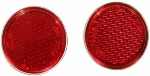 Pair of Rear Lamp Reflector for Chevy for 2-10 Series 1956 Plastic in Saudi Arabia