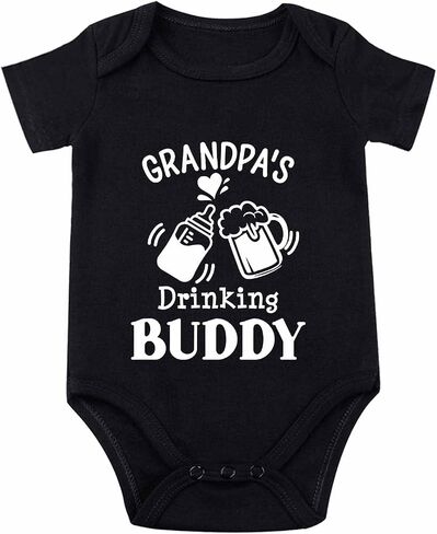 Grandpa Bodysuit for Baby I Love Grandpa Baby Bodysuit Grandpas Babies Clothes Infant in Saudi Arabia