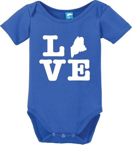 Maine Love Printed Infant Bodysuit Baby Romper in Saudi Arabia