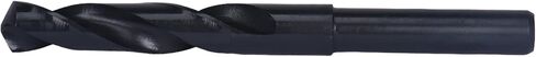 Century Drill & Tool 47360 Black Oxide S&D Drill Bit, 15/16" | 1/2" shank, 135° point, cuts hard metals, steel, metal & wood, split point tip, black oxide finish in Saudi Arabia