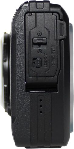 OM SYSTEM Tough TG-7 Digital Camera (Black) (V110030BU000) Bundle Including: 2x 128 GB Memory Card, Rechargeable Battery, Battery Charger, HDMI Cable, Card Reader, Hand Strap, Cap Keeper, Cleaning Kit in Kuwait