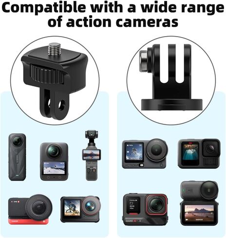 Accessories Kit for Insta 360 X5 Head Strap Mount + Chest Mount Harness + Backpack Clip Holder + 3Rotating Wrist Strap Compatible for Other Action Camera in Saudi Arabia