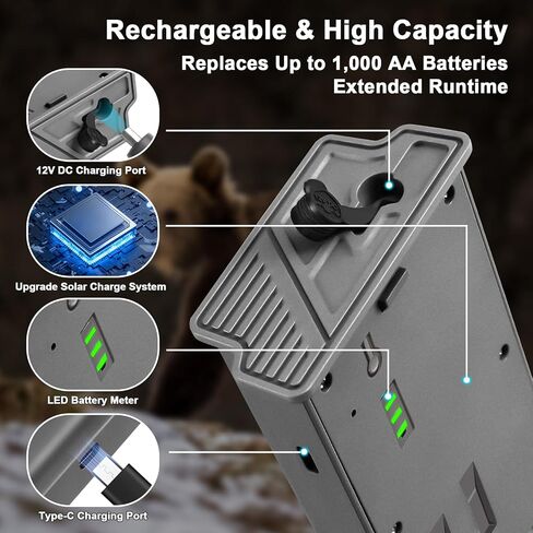 2-Pack Rechargeable Batteries for Reveal Trail Cameras 36000mWh | Compatible with Reveal X, XB, SK, X Pro, Pro 3.0, X Gen 2.0, X Gen 3.0 Hunting Cameras in Saudi Arabia