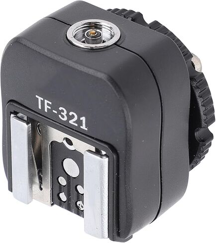 TF 321 Hot Shoe Adapter with PC Port, Versatile Flash Converter for Enhanced Photography, Ideal for Studio Use, Durable ABS Metal Design in Kuwait